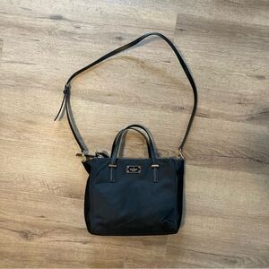 Kate Spade Womens Black Nylon Crossbody EUC